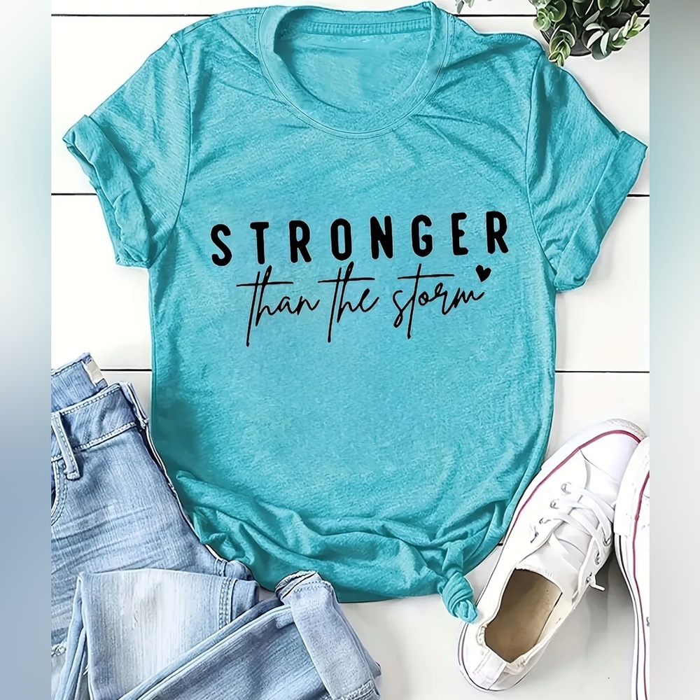 “Stronger Than the Storm” Graphic T-shirt